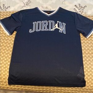 Jordan Navy Blue Mesh T-Shirt